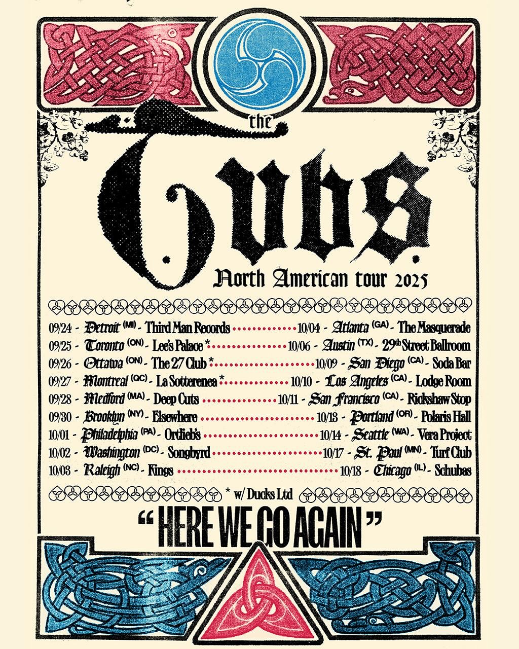 The Tubs Tour Poster 2026